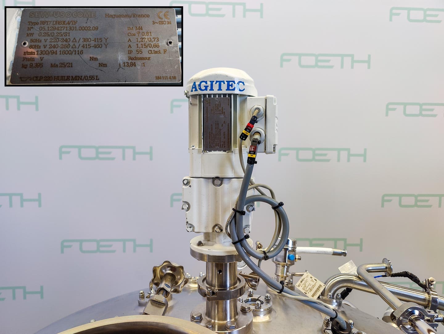 Pierre Guerin Bioreactor 750 l - Реактор из нержавеющей стали - image 8