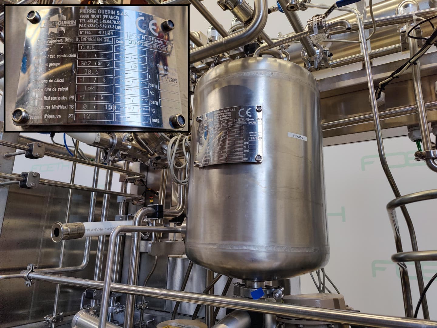 Pierre Guerin Bioreactor 750 l - Реактор из нержавеющей стали - image 17
