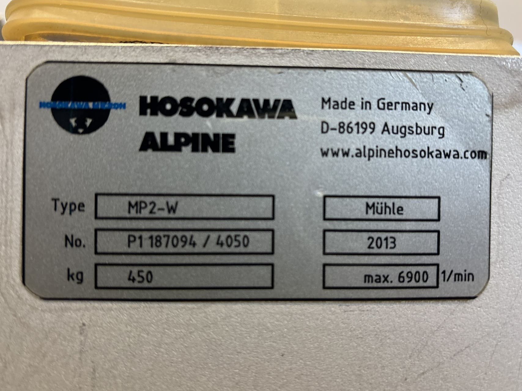 Hosokawa Alpine MP2-W — Cryogenic Milling Line - Молотковая мельница - image 9