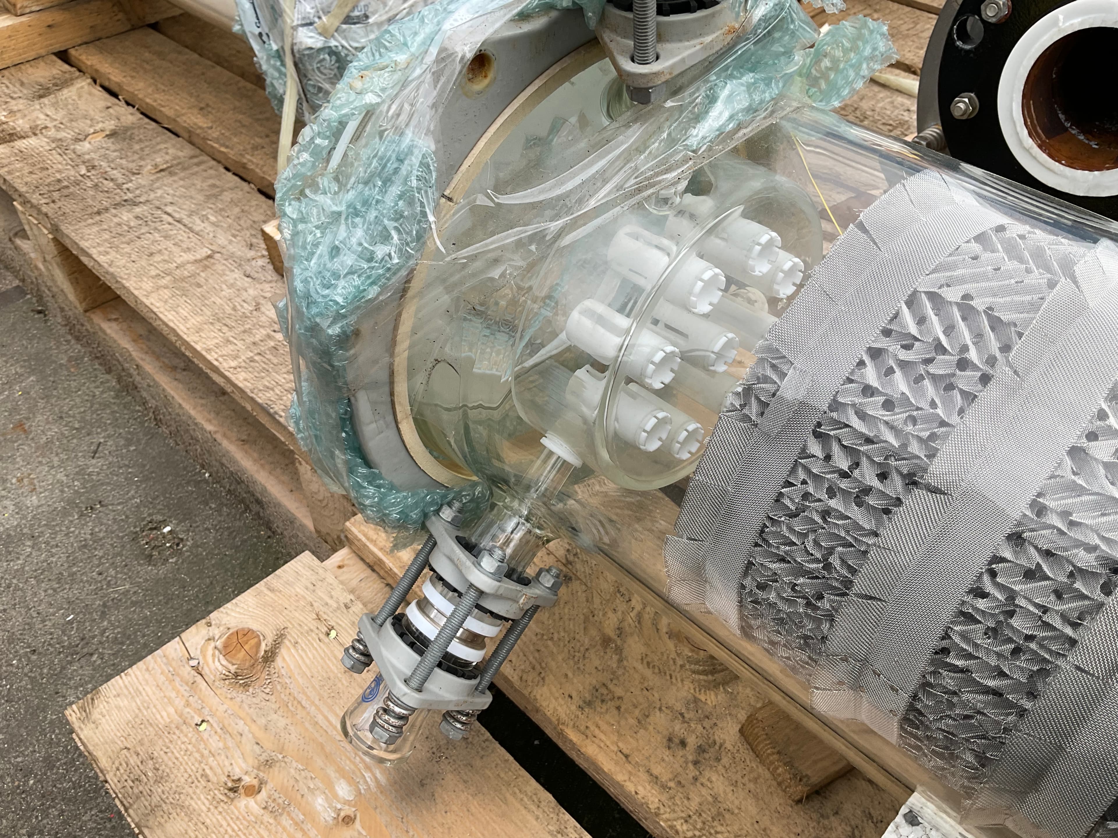 QVF Glasstechnik Distillation column + top condensor - Перегонная установка - image 6