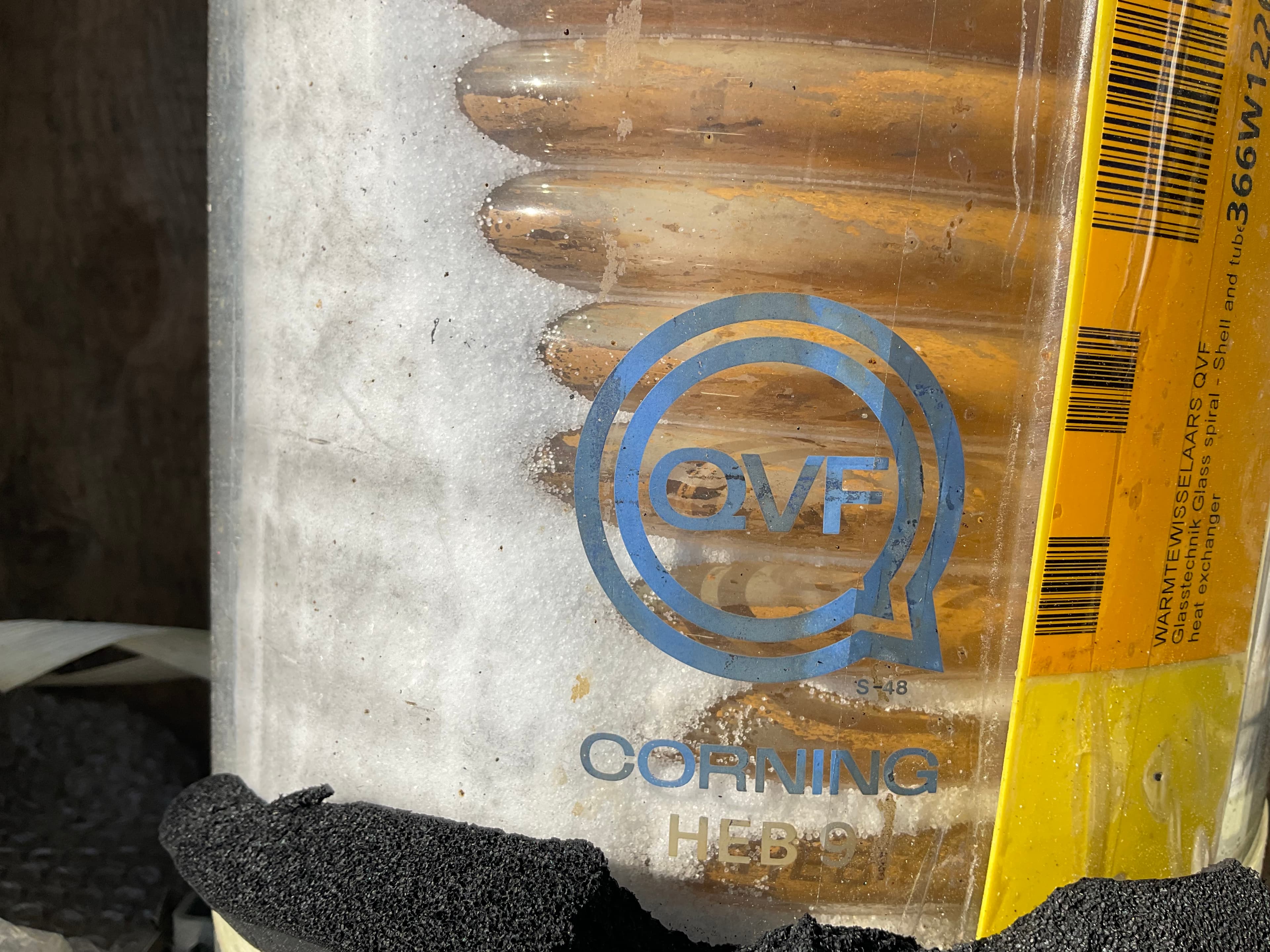 QVF Glasstechnik Glass spiral 1,5m² - Кожухотрубчатый теплообменник - image 3