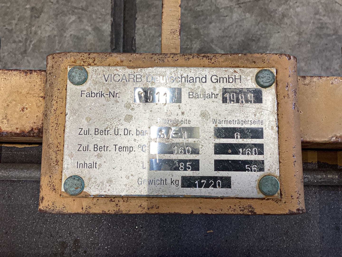 Vicarb Deutschland GmbH "Block Graphite" 16,2 m² - Кожухотрубчатый теплообменник - image 7