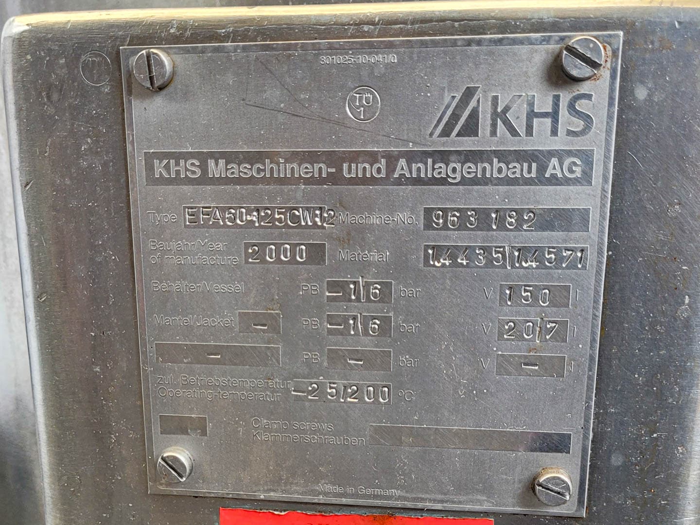 KHS EFA 60.125CW12 0,28m² - Нутч-фильтр - image 8