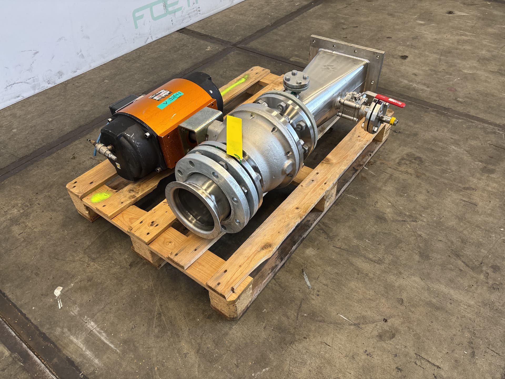 ball segment valve - Перепускная заслонка - image 3