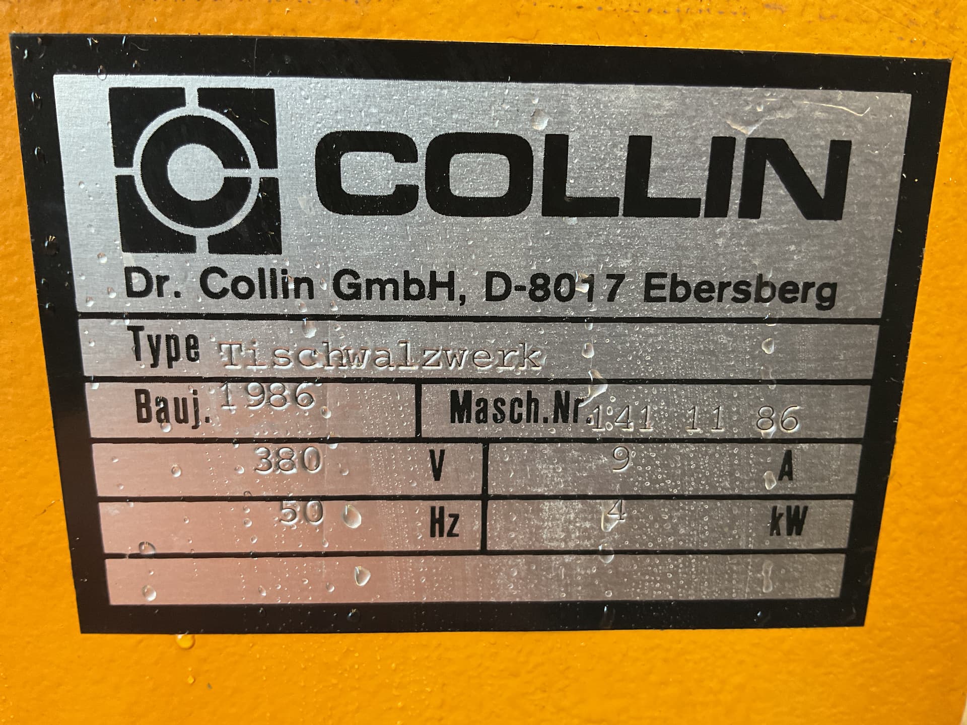 Collin Tischwalzwerke - Мельница для смешивания - image 4