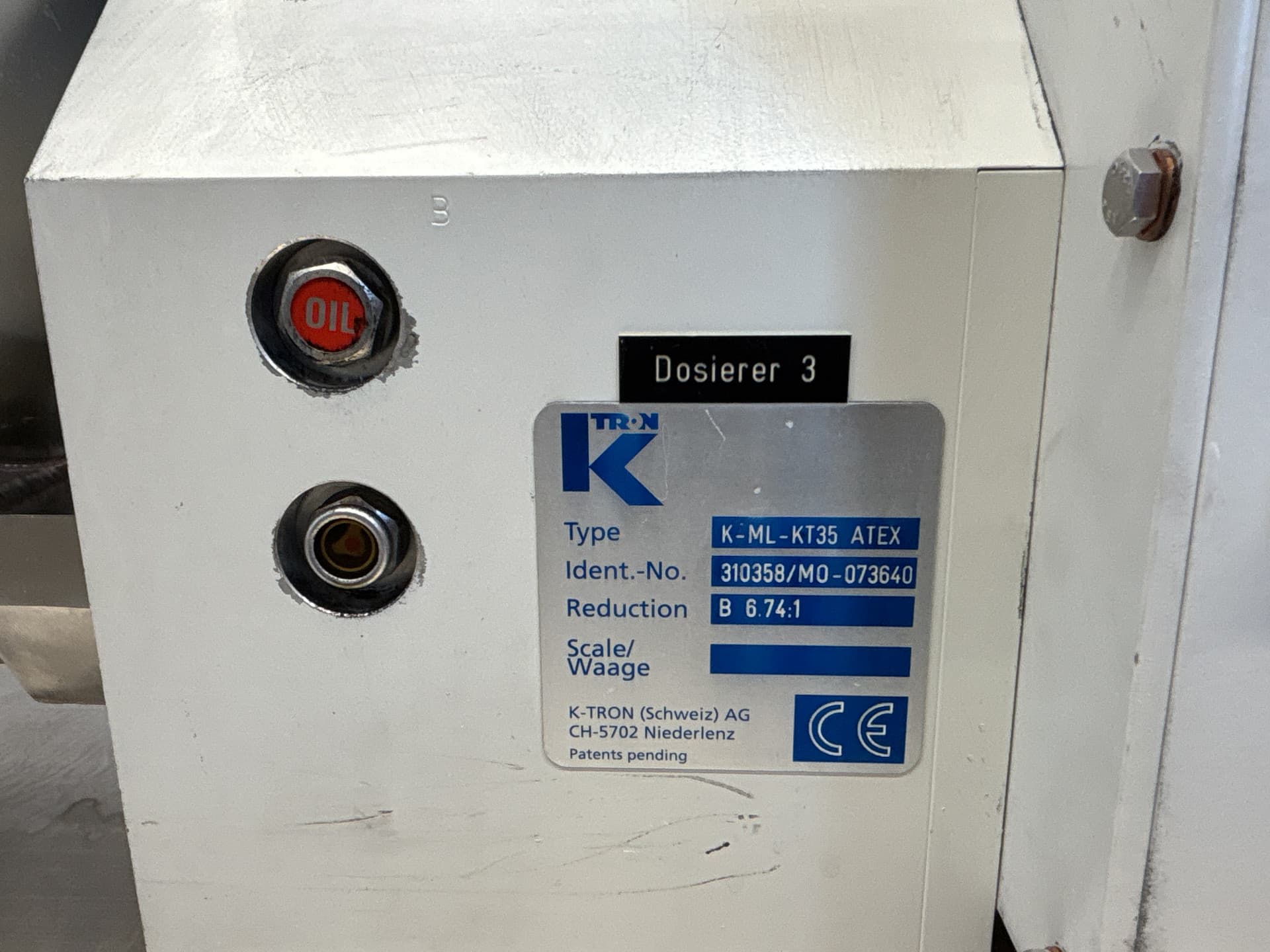 K Tron Soder K-ML-KT35 ATEX / LWF D5 - Дозирующий винт - image 4