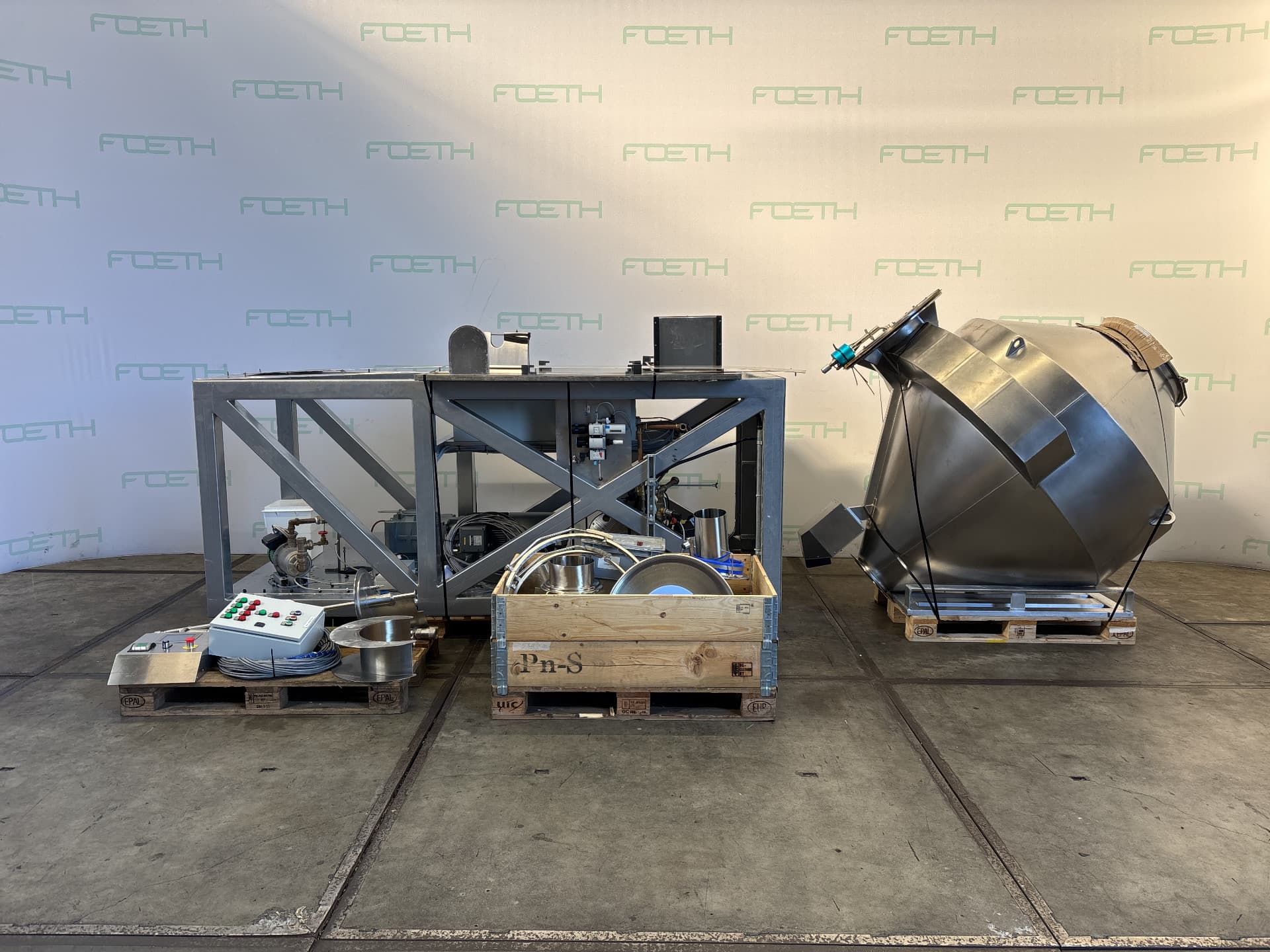 Pharmatech 2000 ltr double cone blender - Барабанный смеситель - image 3