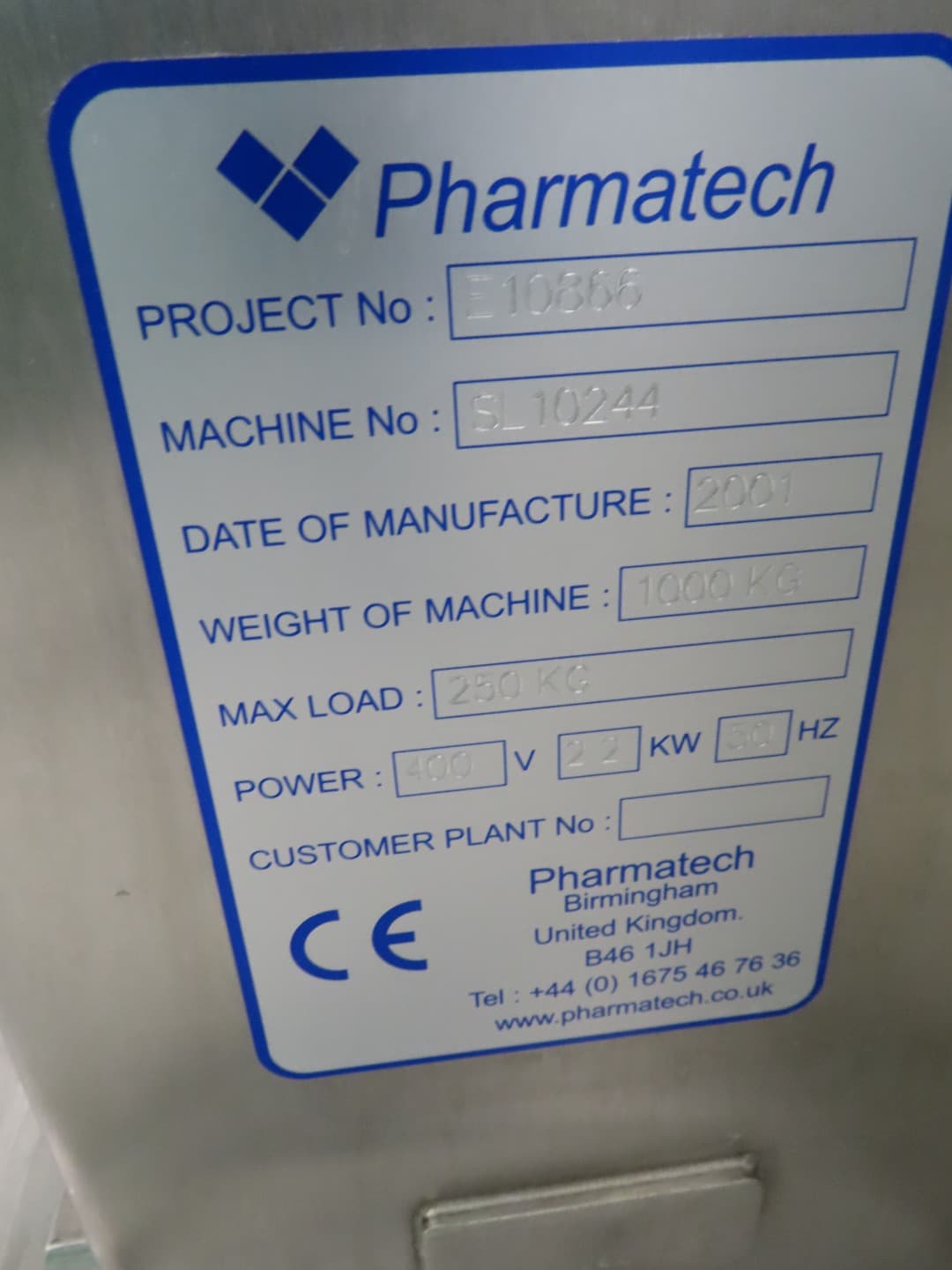 Pharmatech Hoist - Подъемно-поворотная машина - image 7