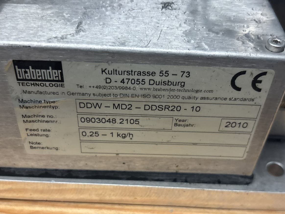 Brabender FW40/0 plus-50 & DDW-MD2-DDSR20-5 - Дозирующий винт - image 9