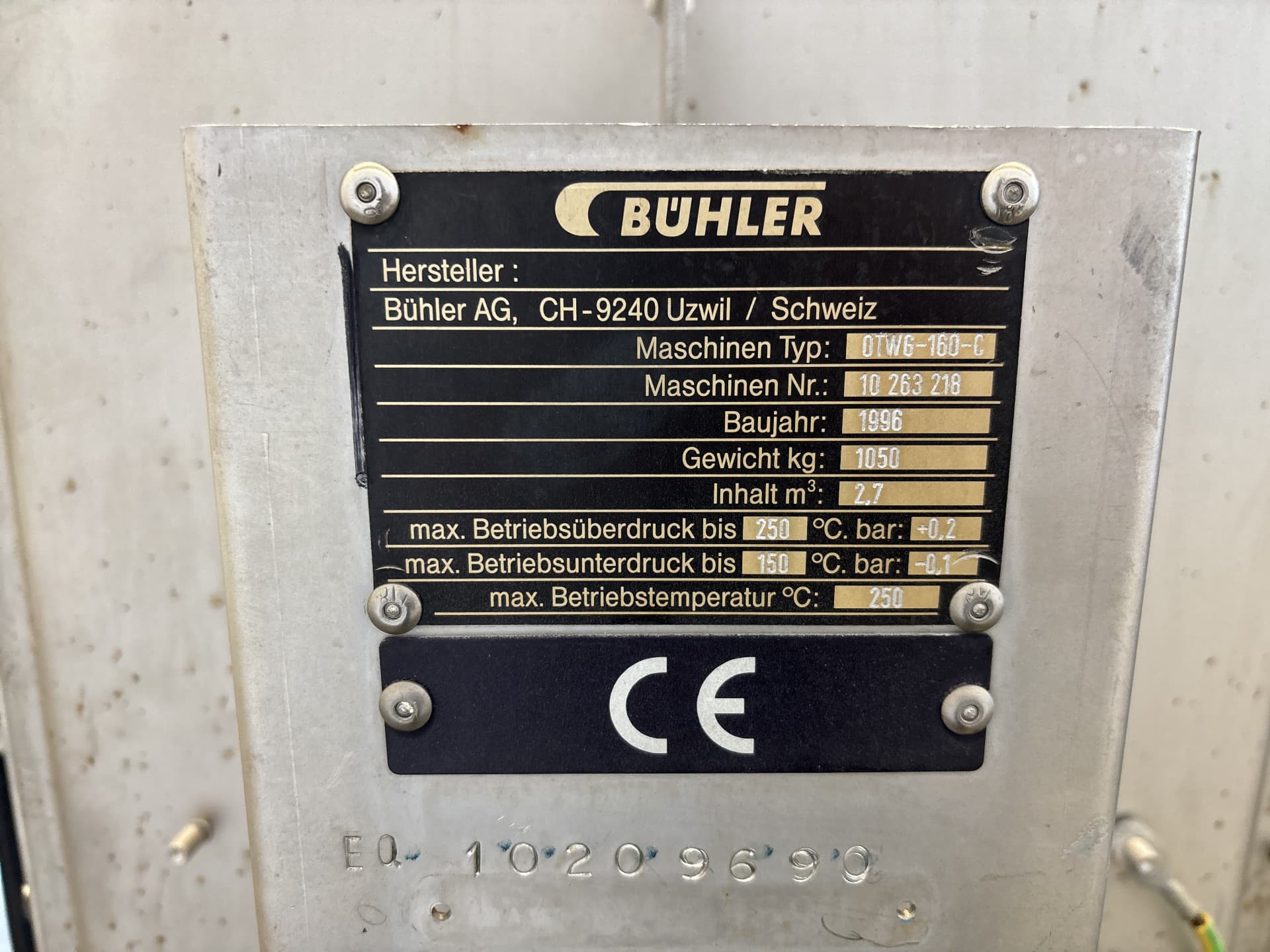Bühler OTWG-160-C (static) - Сушилка c кипящим слоем непрерывного действия - image 4