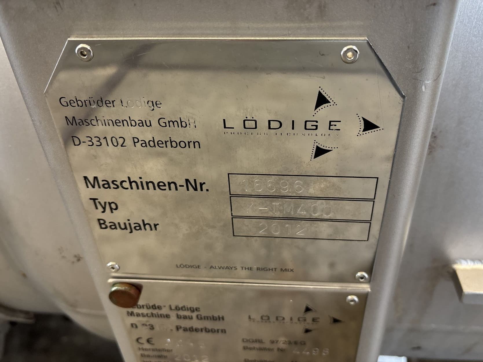 Loedige K-TM400 - Турбосмеситель для порошков - image 4