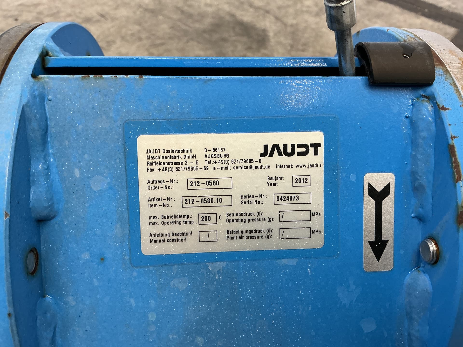 Jaudt ZS-Vario 250/300 - Поворотная заслонка - image 4