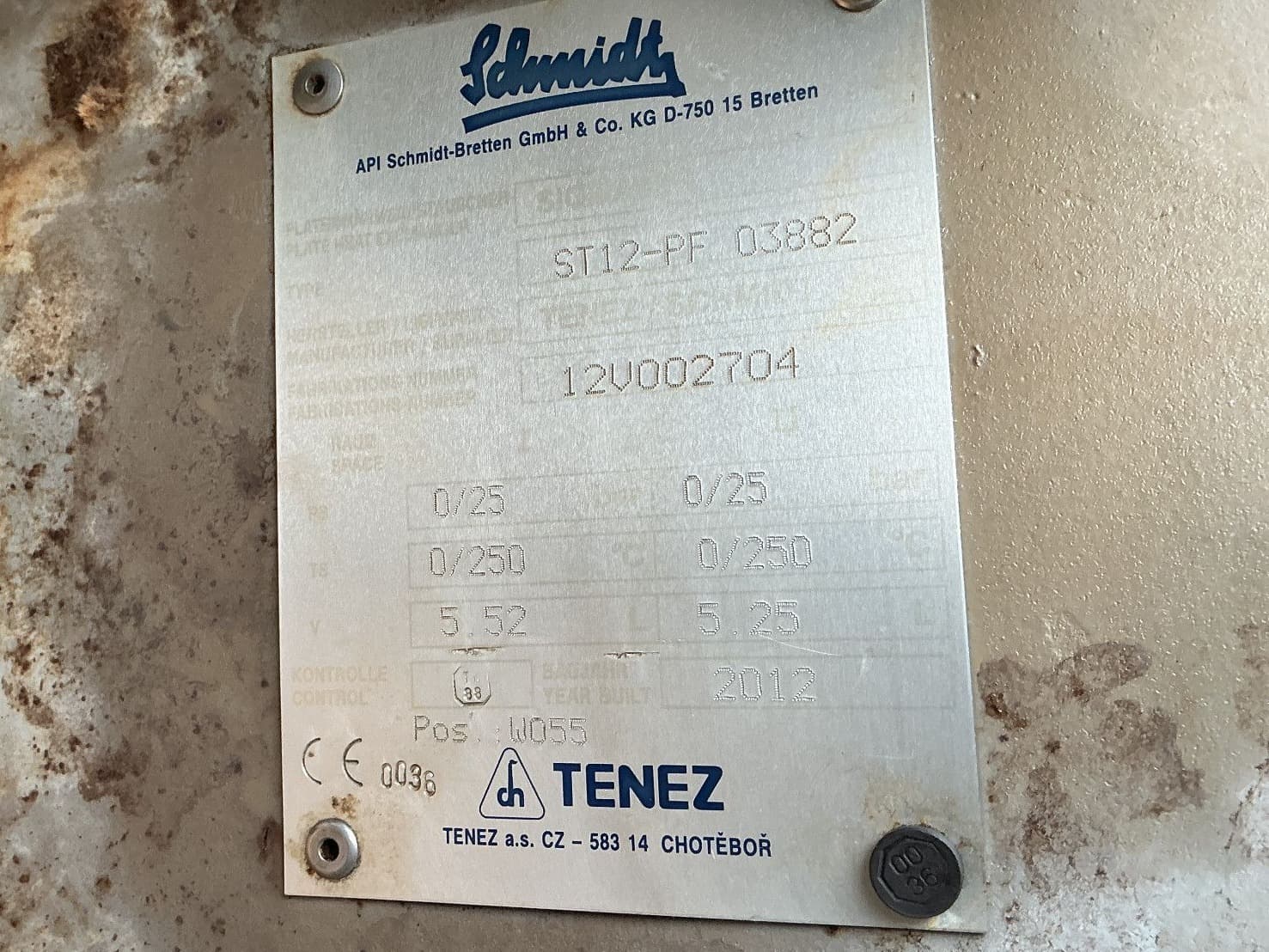 Api Schmidt Sigmawig ST12-PF (25 bar; 250 °C, 5,52 Ltr.) - Пластинчатый теплообменник - image 4