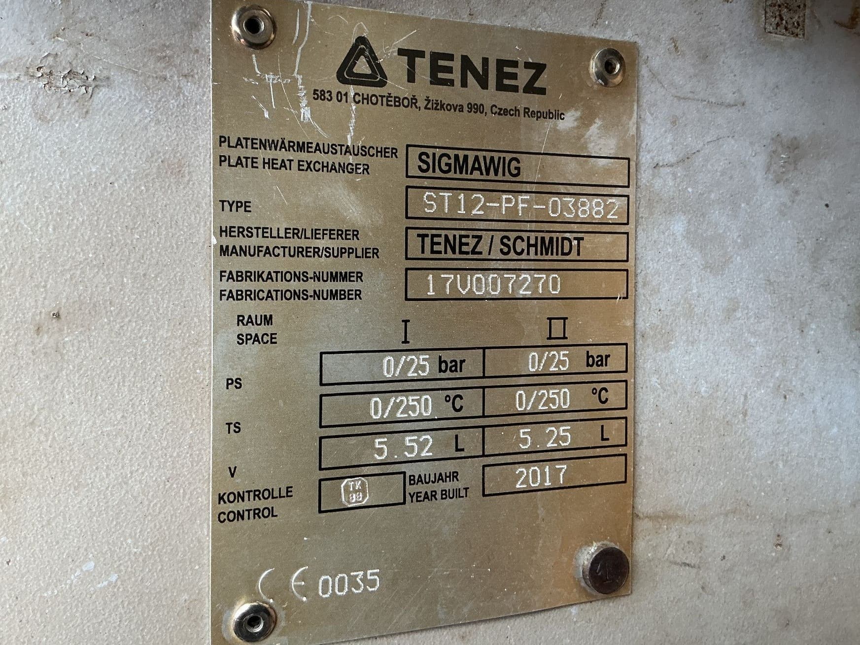 Api Schmidt Sigmawig ST12-PF (25 bar; 250 °C, 5,52 L.) - Пластинчатый теплообменник - image 4