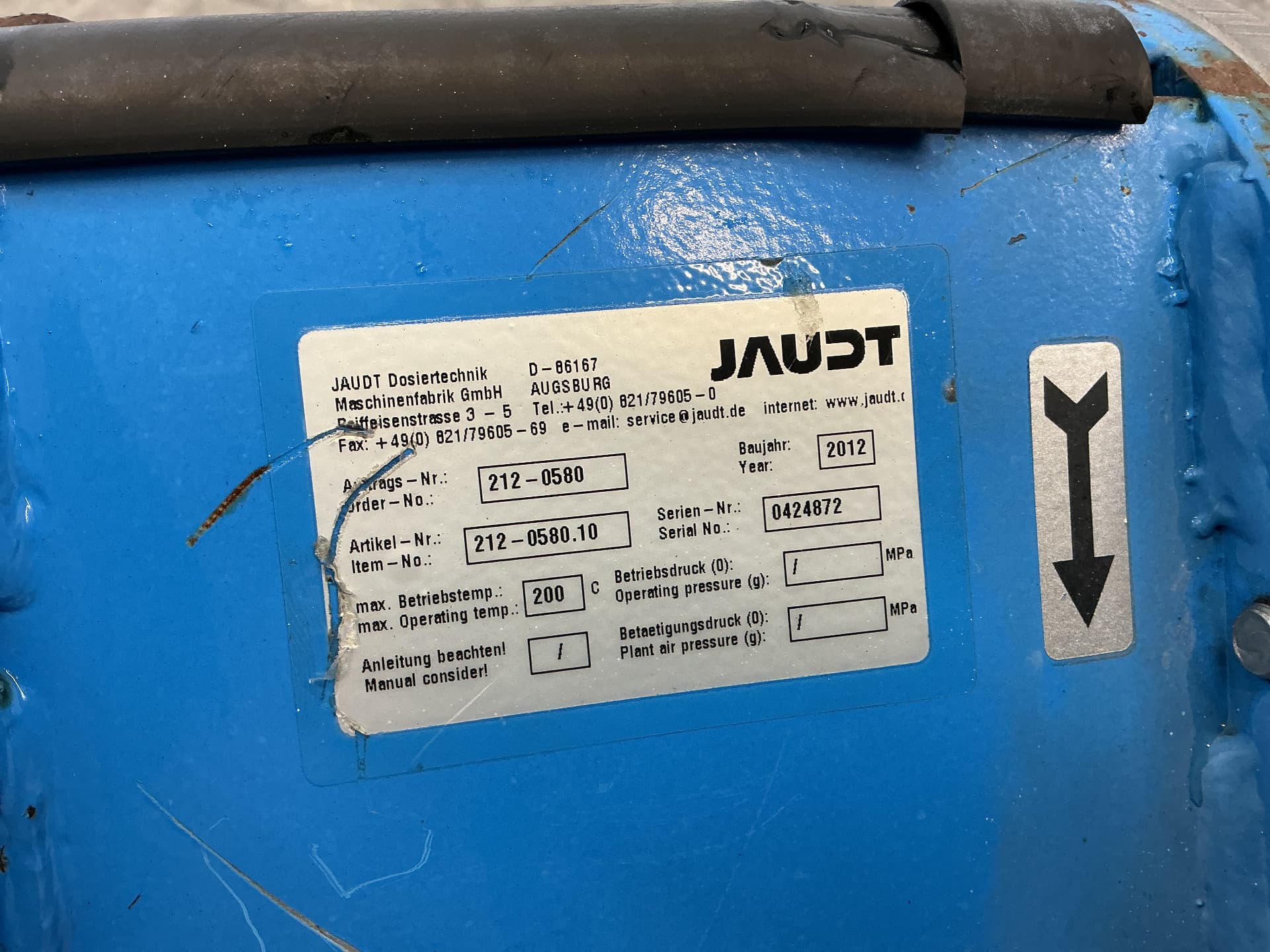 Jaudt ZS-Vario 250/300 - Поворотная заслонка - image 4