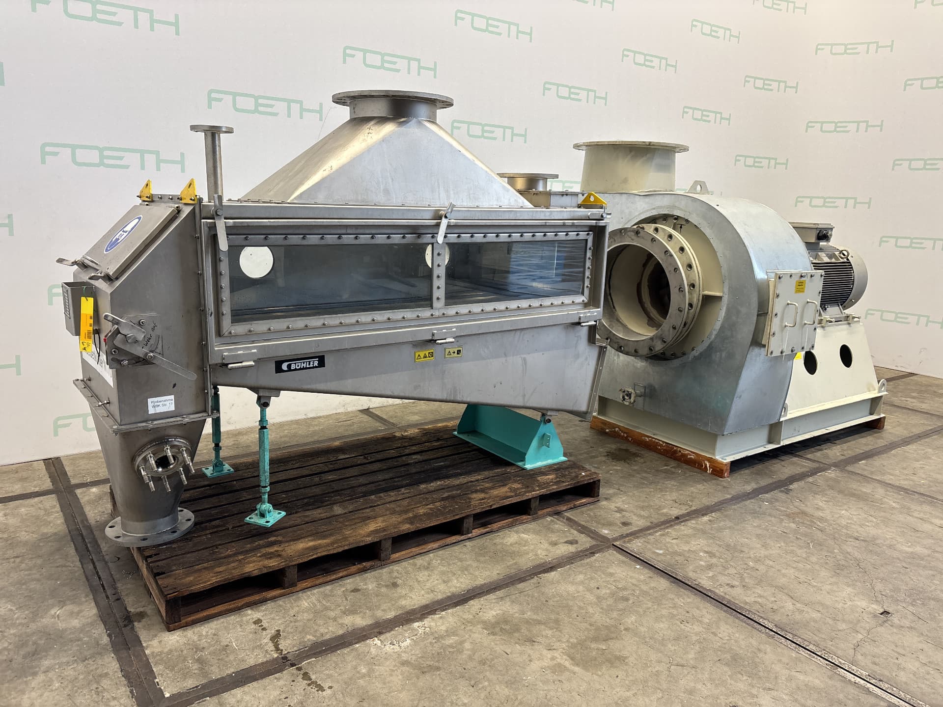 Bühler OTW 150 (static) - Сушилка c кипящим слоем непрерывного действия - image 2