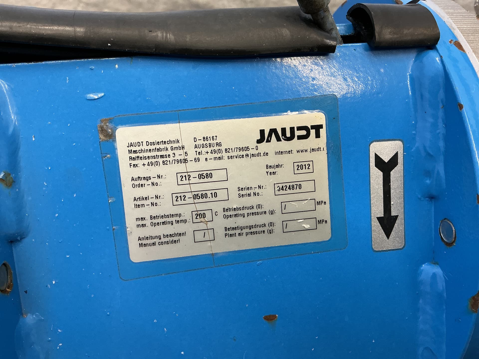 Jaudt ZS-Vario 250/300 - Поворотная заслонка - image 4