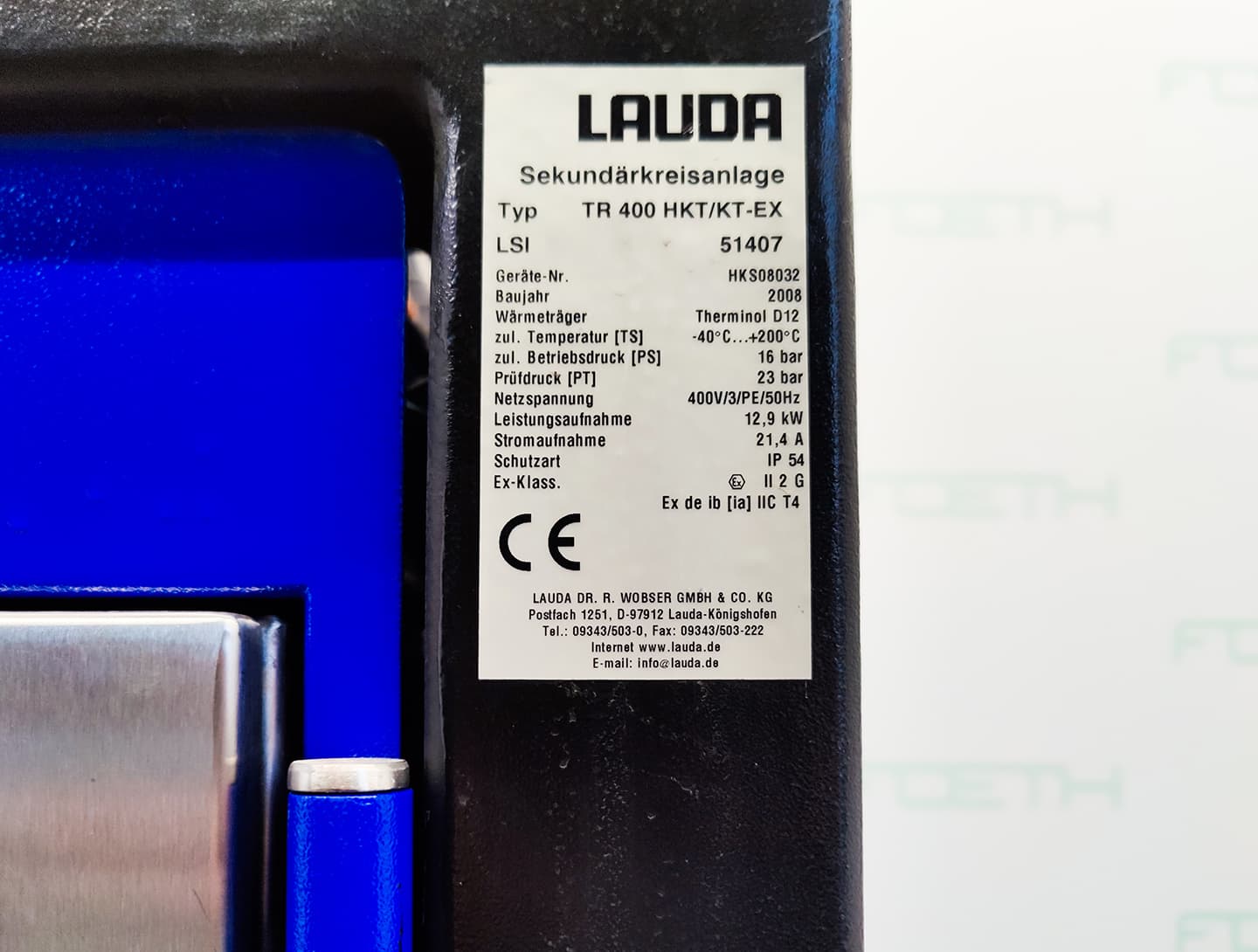Lauda TR400 HKT/KT-EX "secondary circuit system" - циркуляционный термостат - image 5