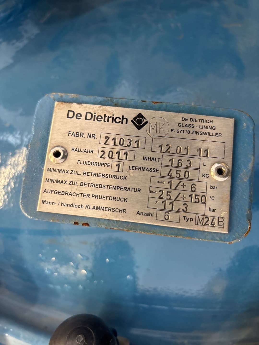 De Dietrich AE630 - Стеклянный реактор - image 7