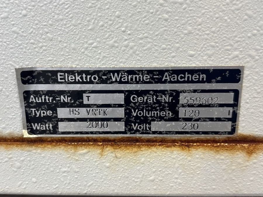 Elektro-Wärme Aachen HS VRTK 120 (Halar coated) - Сушильная камера - image 7