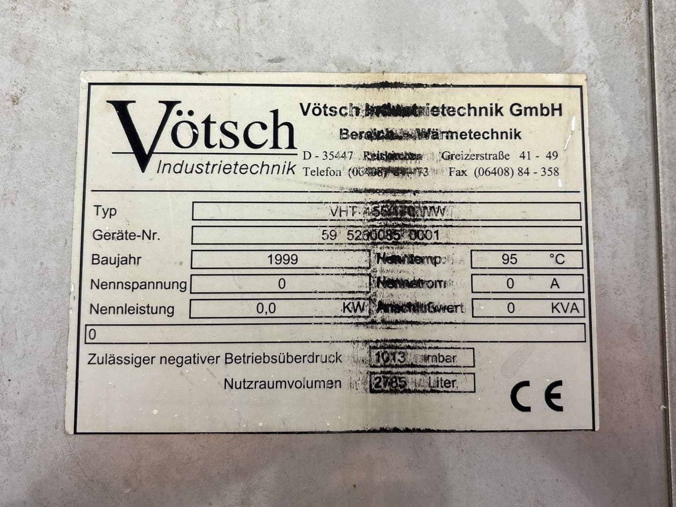 Vötsch VHT 155/170 WW (vacuum, 22 m2) - Полочная сушилка - image 4