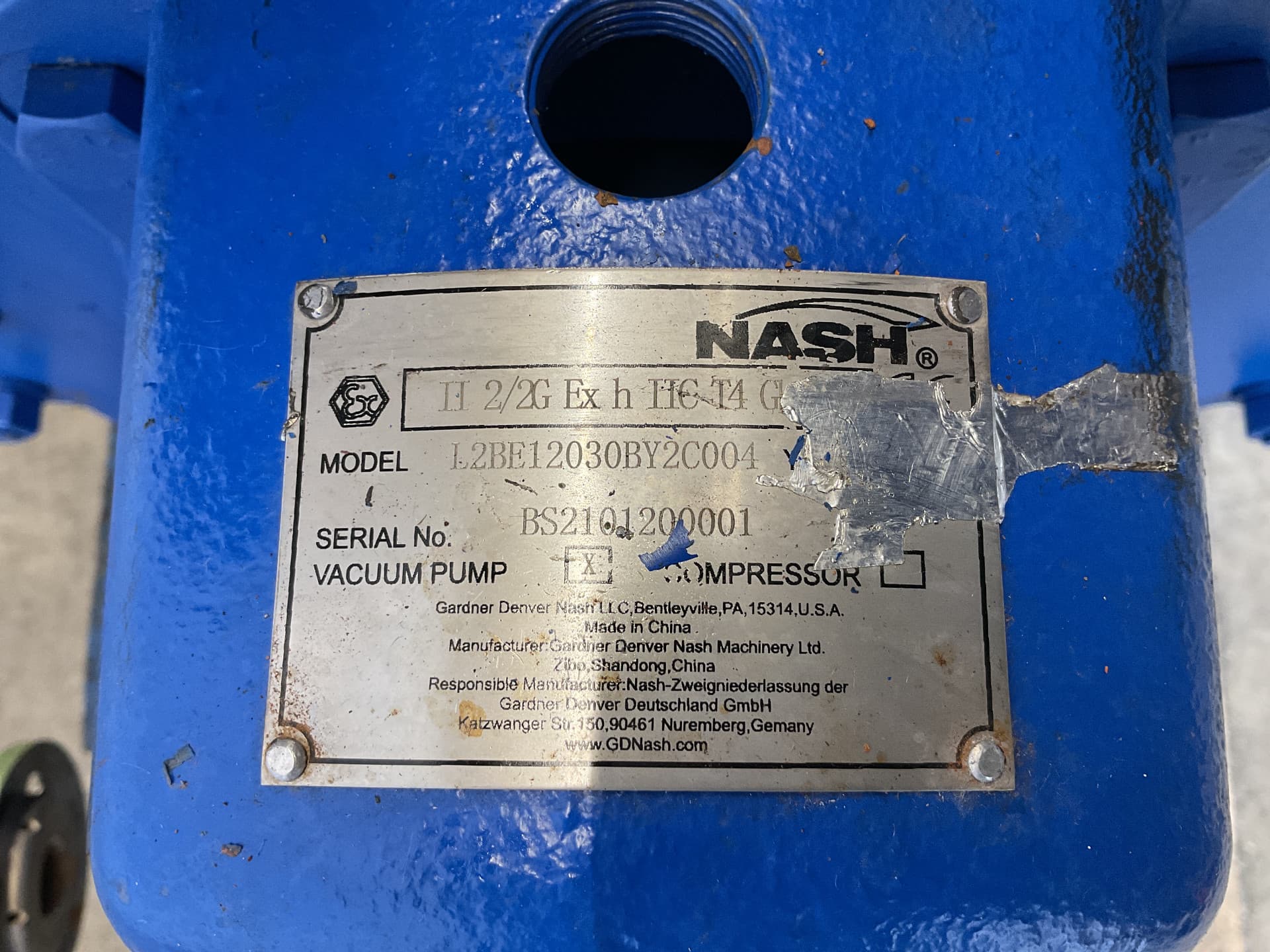 Gardner Denver Nash 2BE1203-OBY2-Z - Вакуумный насос - image 5