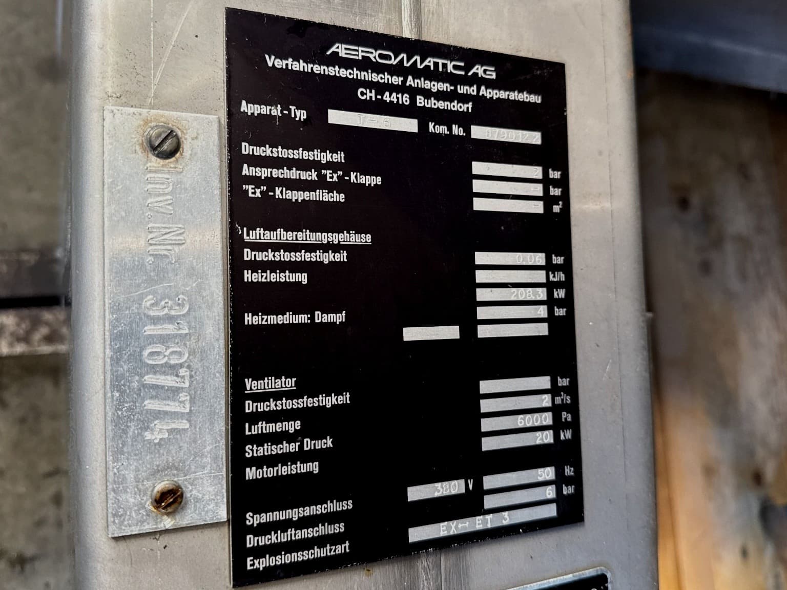 Aeromatic T6 - Сушилка c кипящим слоем периодического действия - image 7