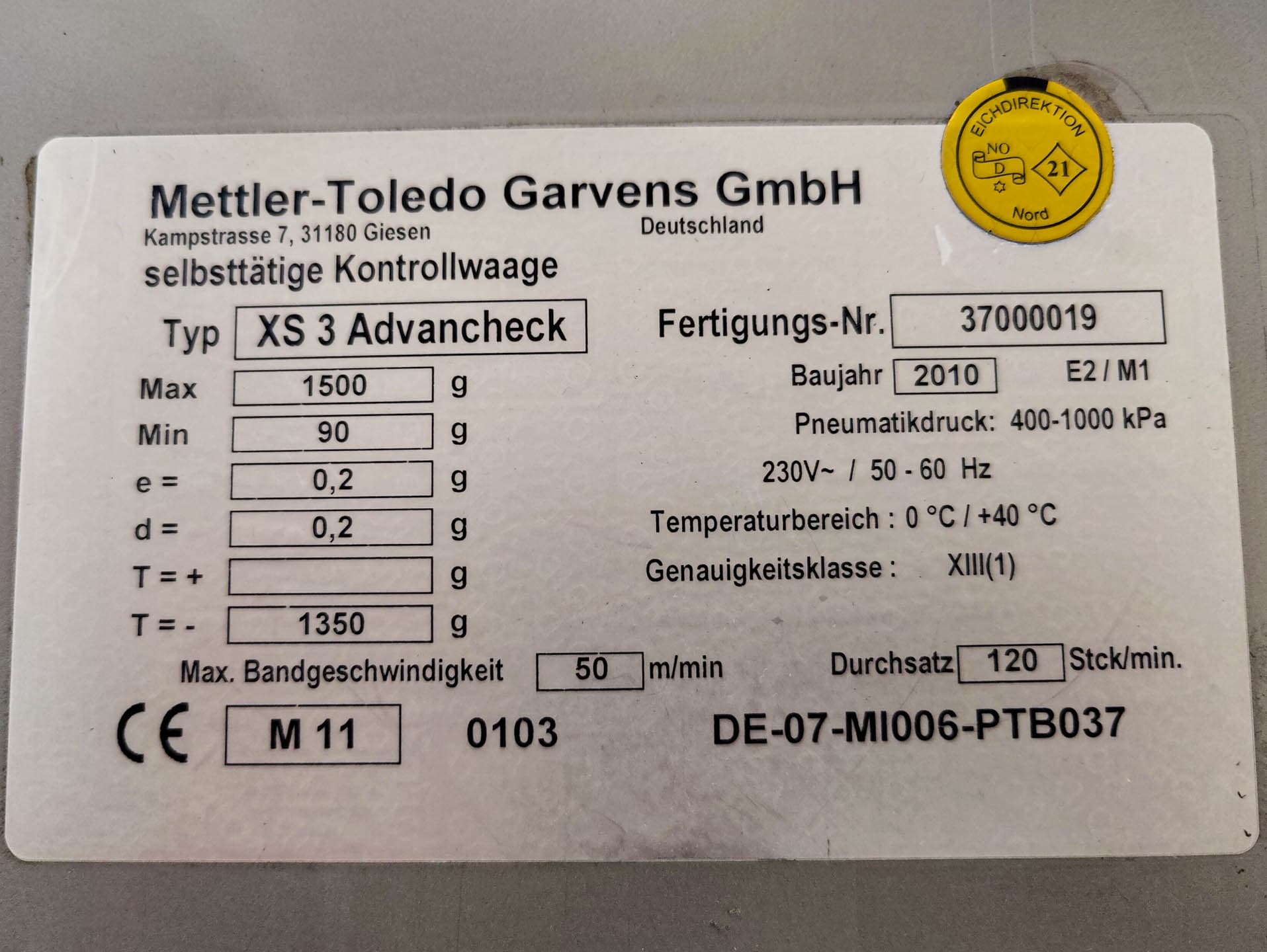Mettler Toledo XS 3 Advancheck H/X-Ray - Металлодетектор - image 9