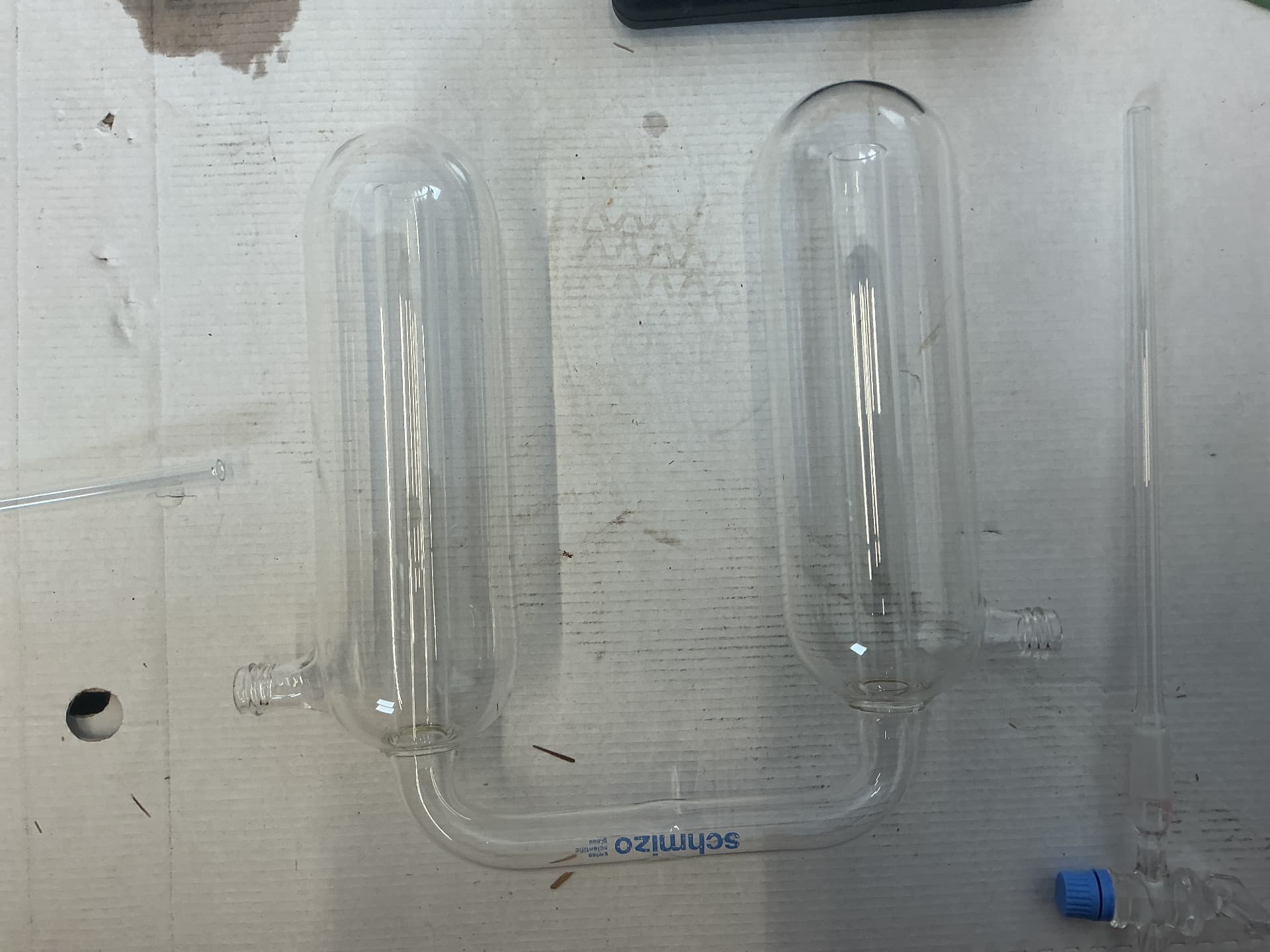 SCHMIZO AG 10 L Brown glass reactor Skid - Стеклянный реактор - image 8