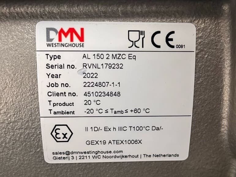 DMN Westinghouse AL 150 2 MZC Easy clean — UNUSED - Поворотная заслонка - image 9