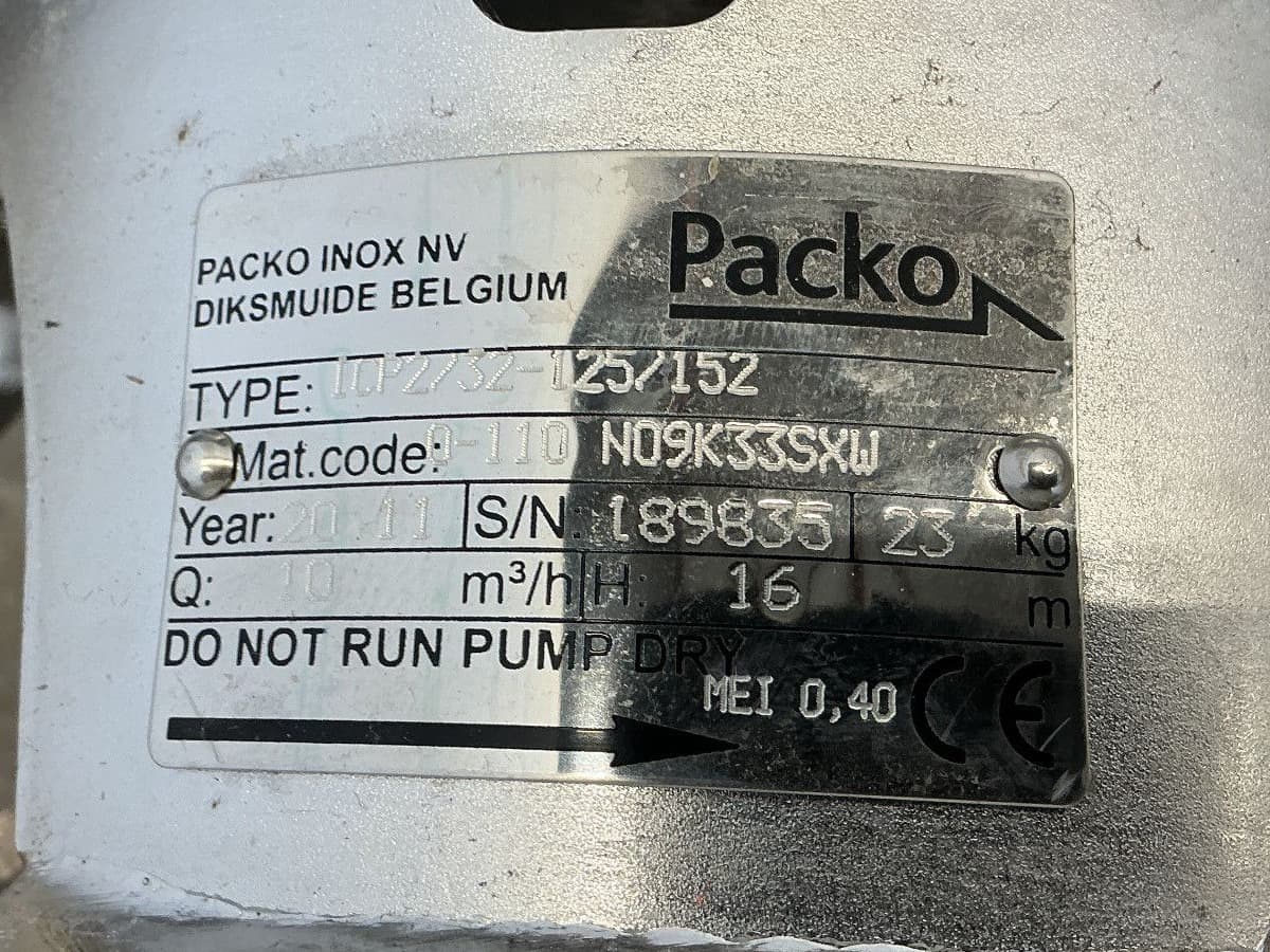 Packo ICP2/32-125/152 (Ex, unused) - Центробежный насос - image 2