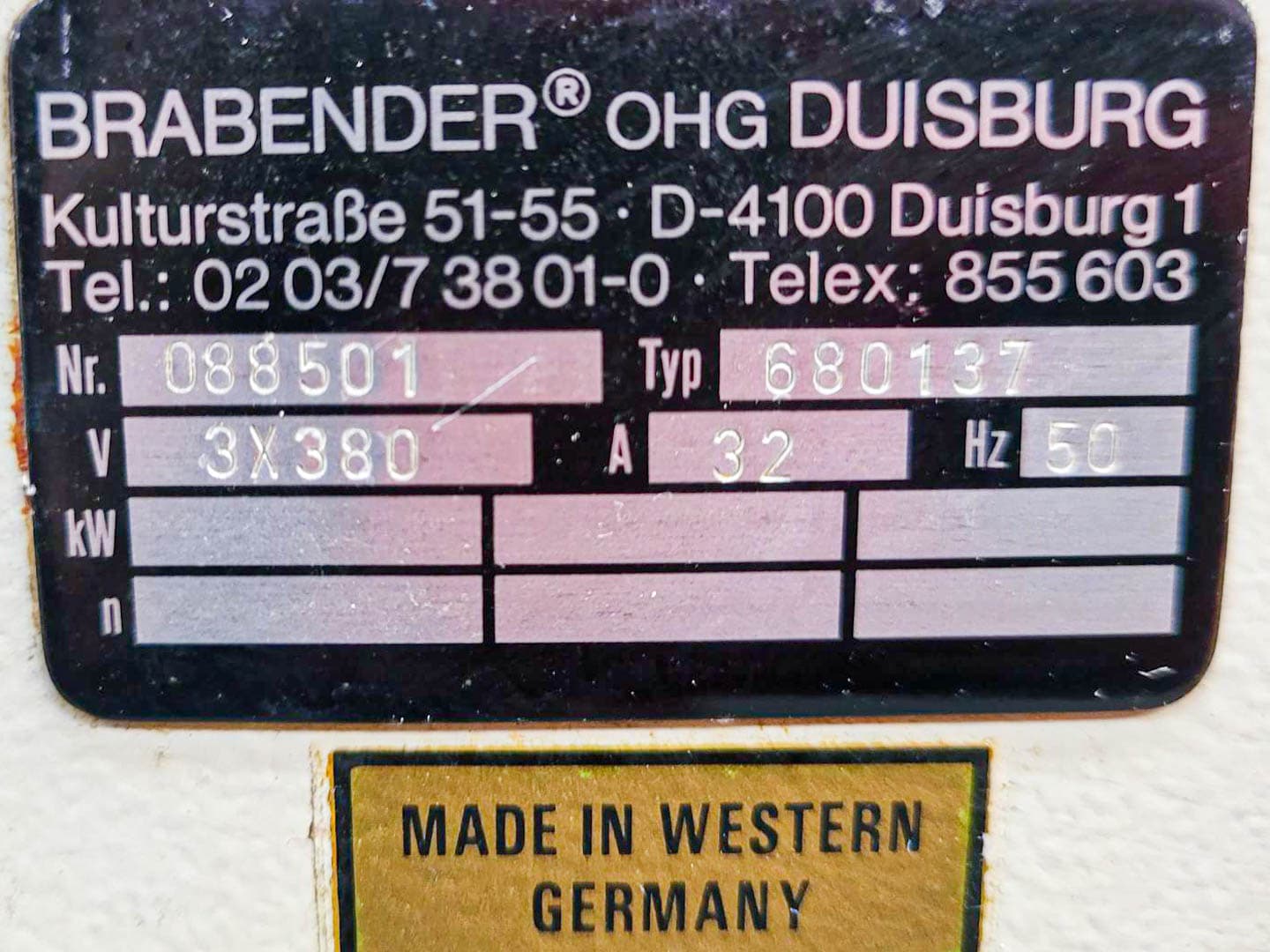 Brabender Plasti-Corder PL2000, Eurotherm Type 808 - Устройство для определения вязкости - image 12