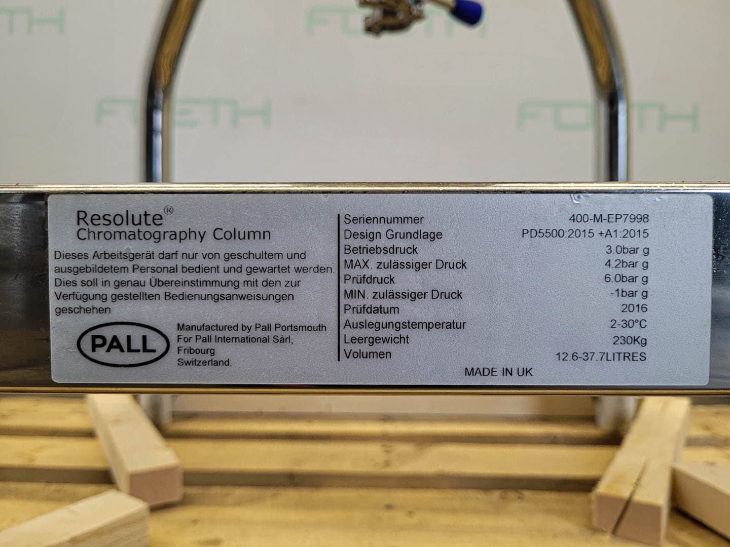 Pall Resolute Chroma Flow 400 Column (unused) - Различные фильтр - image 8