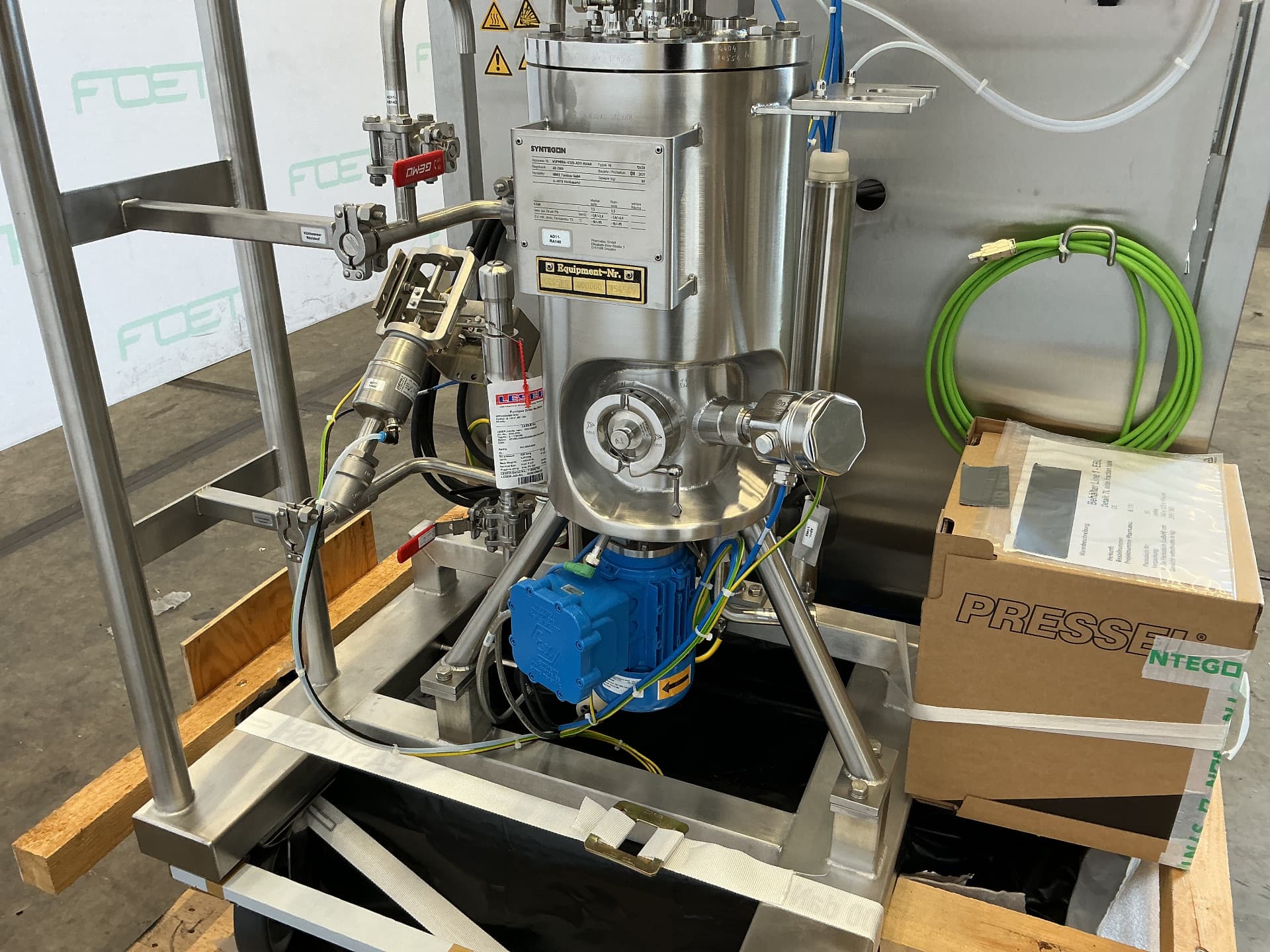Pharmatec GmbH 6 Ltr mobile pharma reactor - NEW. - Реактор из нержавеющей стали - image 6