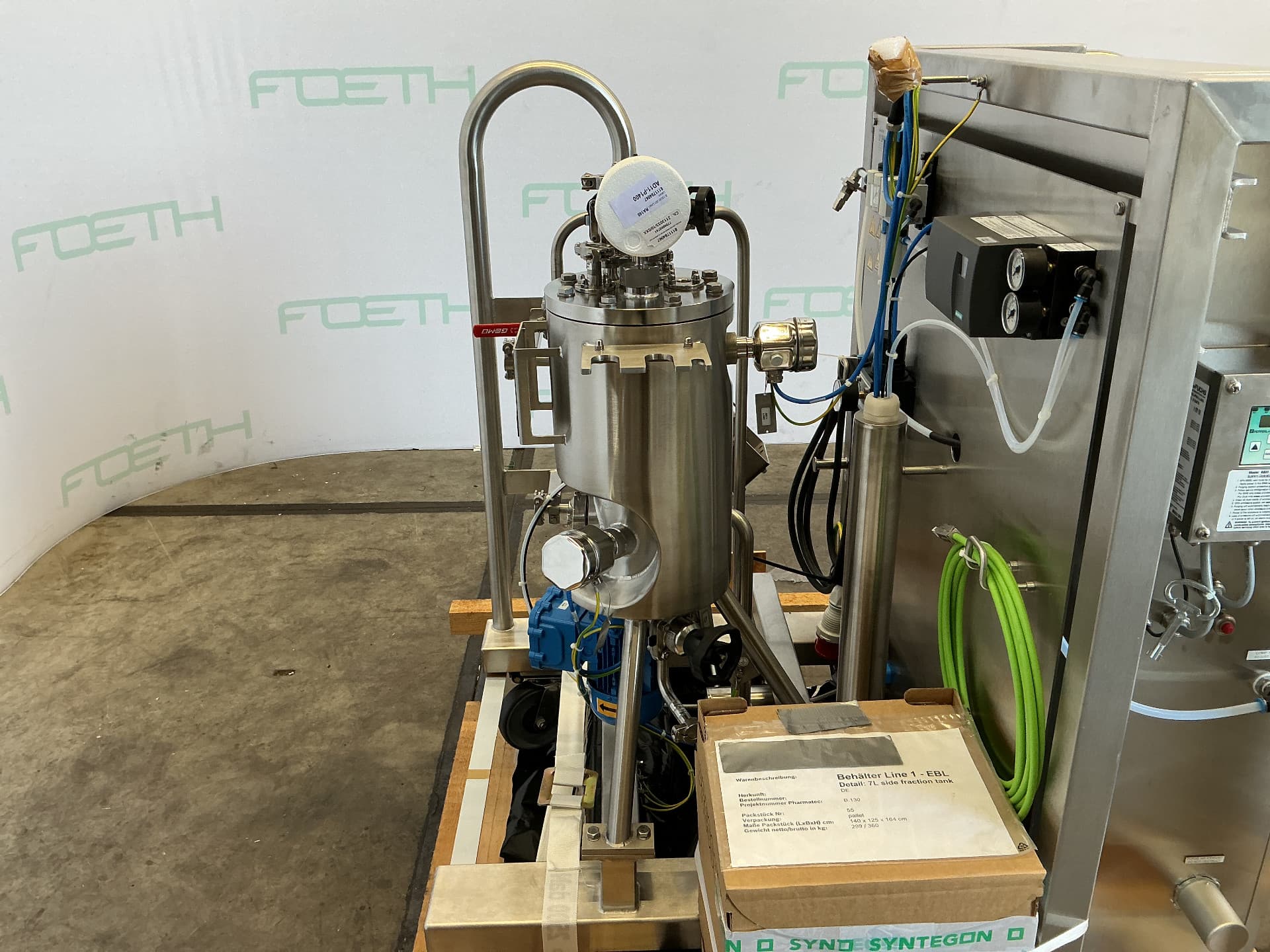 Pharmatec GmbH 6 Ltr mobile pharma reactor - NEW. - Реактор из нержавеющей стали - image 4