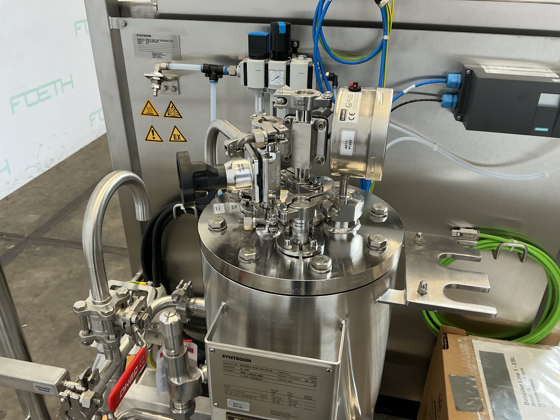 Pharmatec GmbH 6 Ltr mobile pharma reactor - NEW - Реактор из нержавеющей стали - image 6