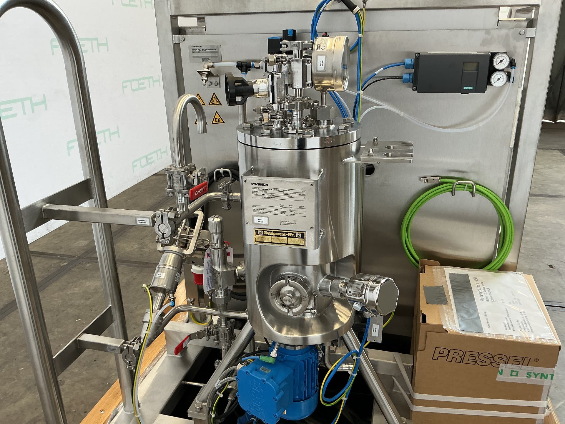 Pharmatec GmbH 6 Ltr mobile pharma reactor - NEW - Реактор из нержавеющей стали - image 5