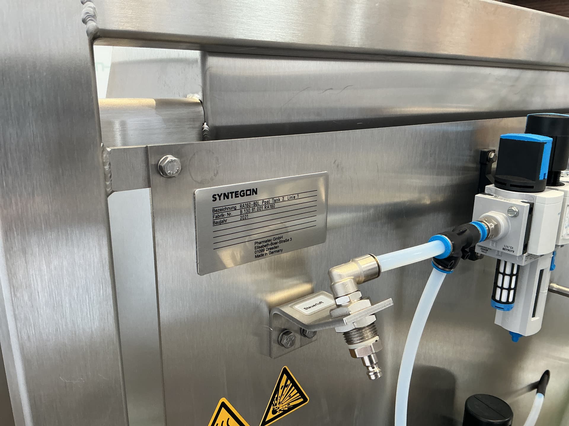 Pharmatec GmbH 65 Ltr mobile pharma reactor - NEW - Реактор из нержавеющей стали - image 10