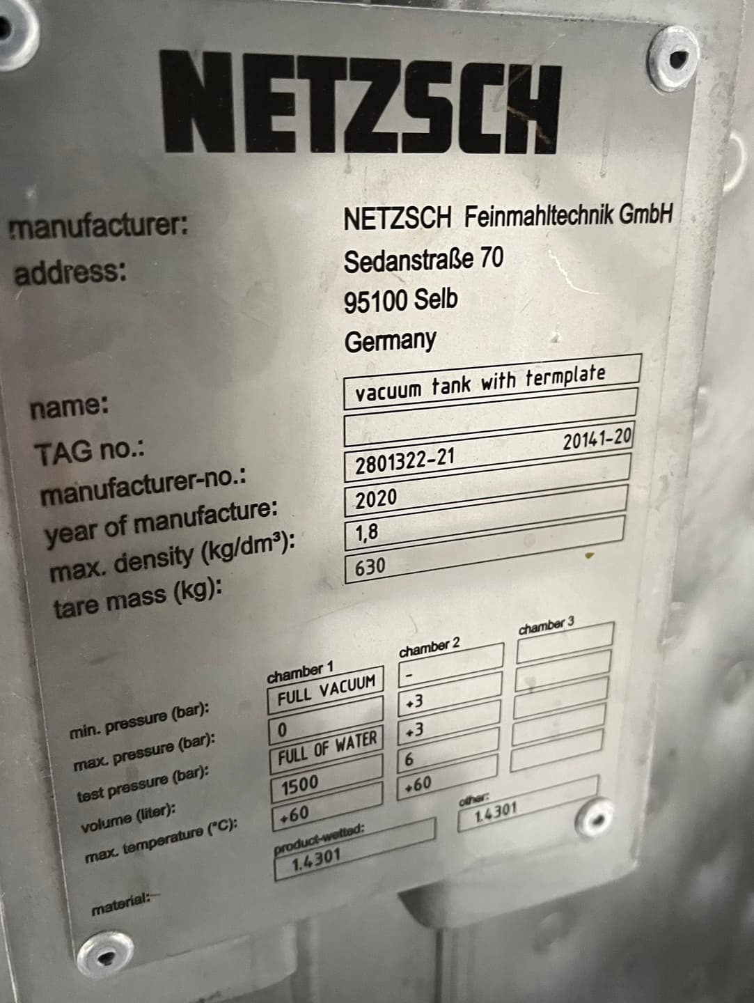 Netzsch Epsilon-30 Inline Disperger - Поточные диспергатор - image 7