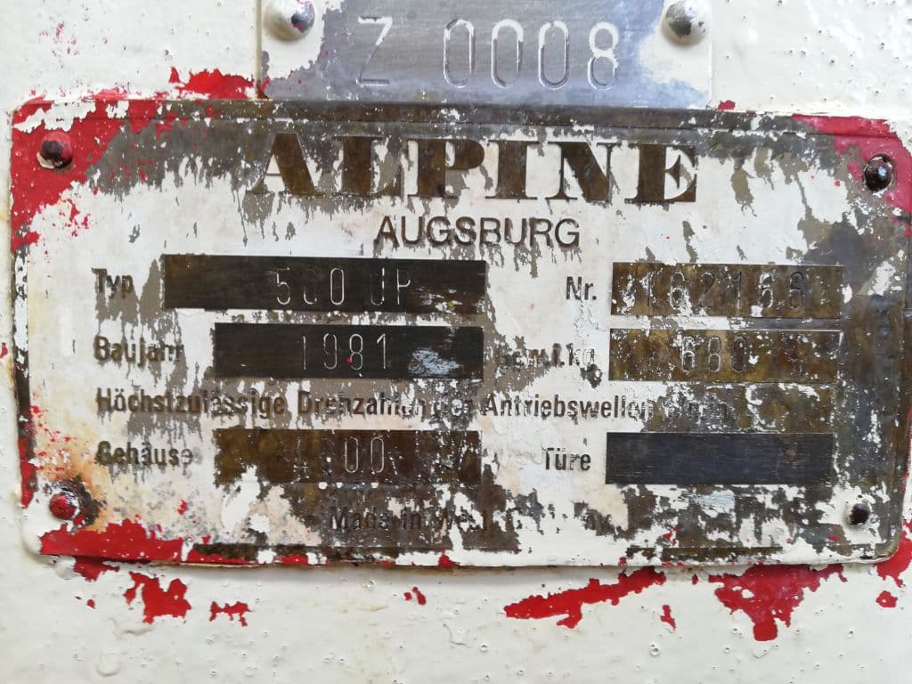 Alpine 500 UP beater plate - Тонкая ударная мельница - image 7