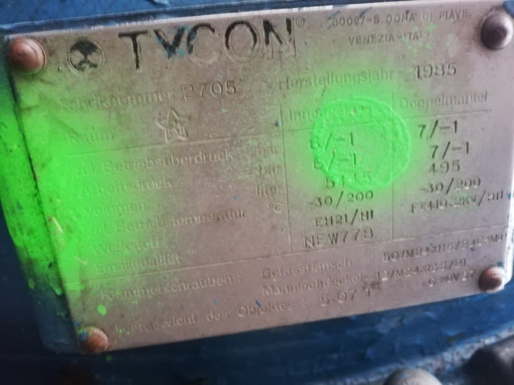 Technoglass / Tycon Italy 7260 ltr - Стеклянный реактор - image 11