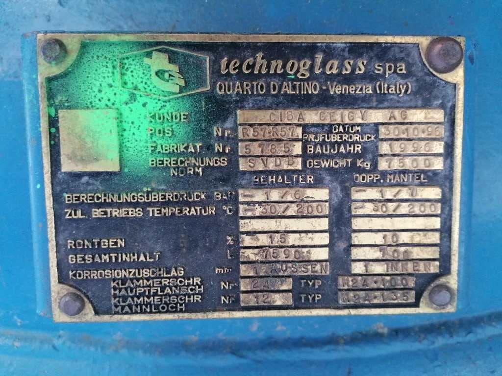 Technoglass CE6300 (stirrer Hastelloy C-22) - Стеклянный реактор - image 10